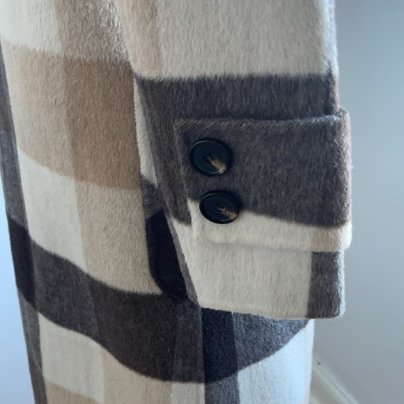 Women’s plaid check double-sided wool  coat - Picture 13 of 16